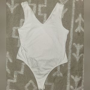 Ribbed Thong Bodysuit